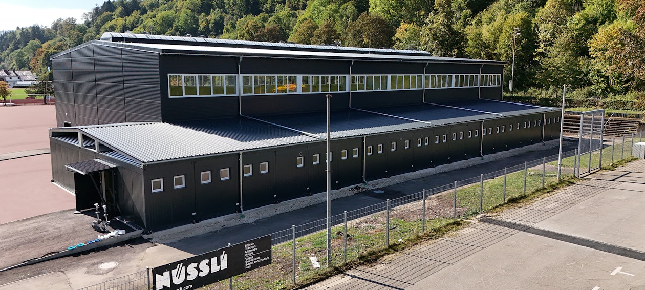 Interim sports hall in Albstadt
