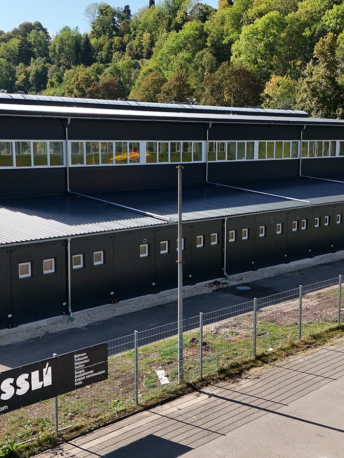 Interim sports hall in Albstadt