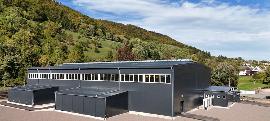 Interim sports hall in Albstadt
