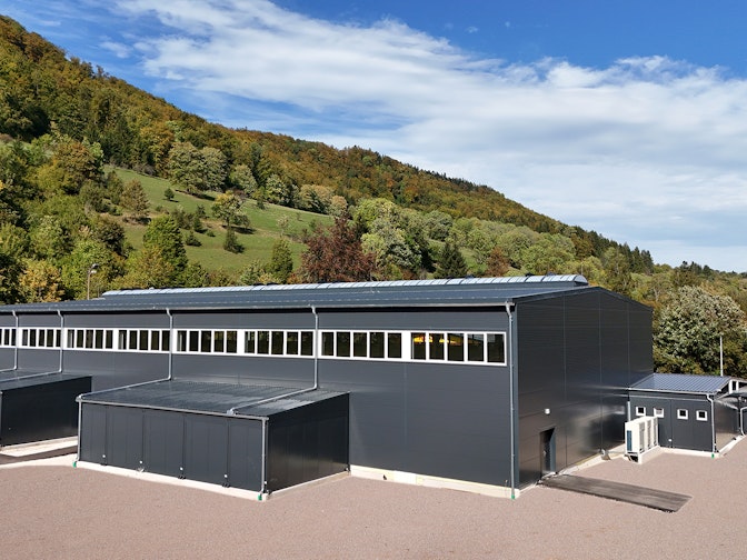 Interim sports hall in Albstadt