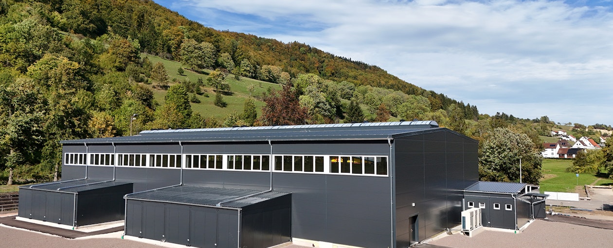 Interim sports hall in Albstadt