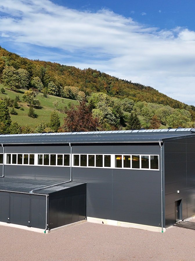 Interim sports hall in Albstadt