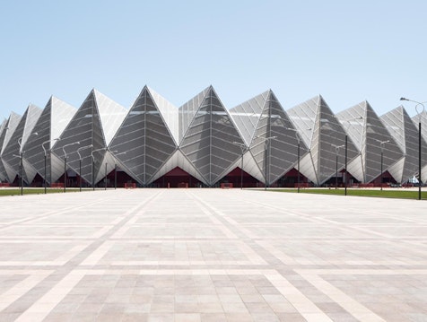 Construction Timelapse of the Crystal Hall in Baku (AZ)