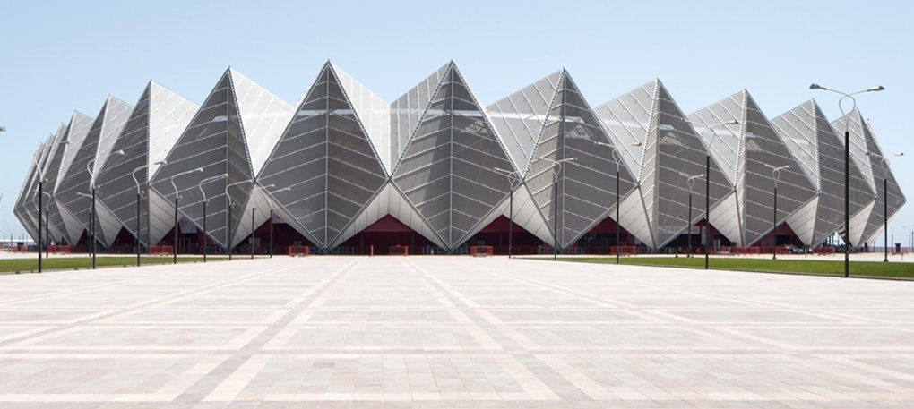 Construction Timelapse of the Crystal Hall in Baku (AZ)