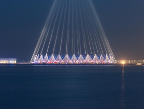 Construction Timelapse of the Crystal Hall in Baku (AZ)