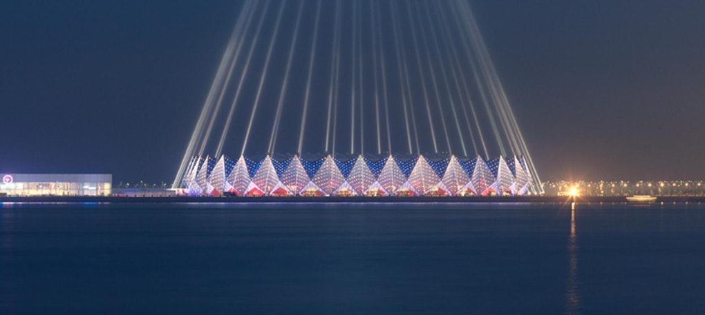 Construction Timelapse of the Crystal Hall in Baku (AZ)