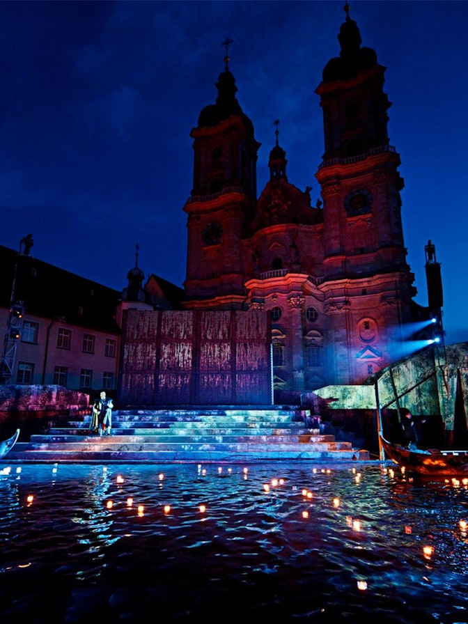 So schnell stand die Bühne der St.Galler Festspiele noch nie