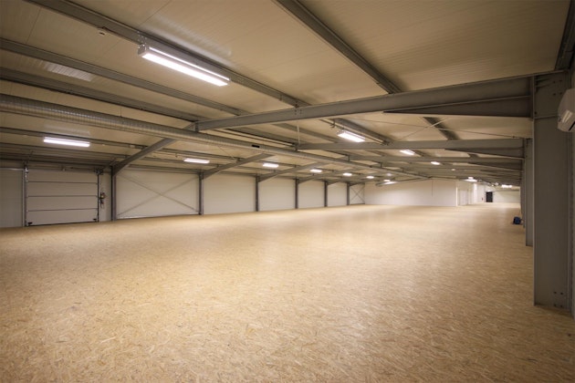 Temporäre Lager- und Werkstatthalle Temporäre Lager- und Werkstatthalle