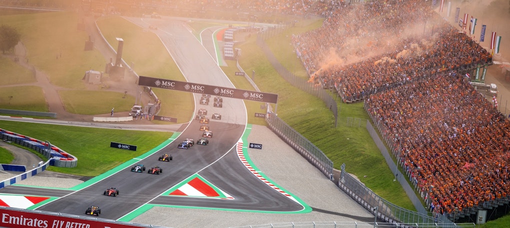Image: For the Formula 1 Austrian Grand Prix in Spielberg, NUSSLI realized several grandstands, bridges, and an archway. Image: For the Formula 1 Austrian Grand Prix in Spielberg, NUSSLI realized several grandstands, bridges, and an archway.