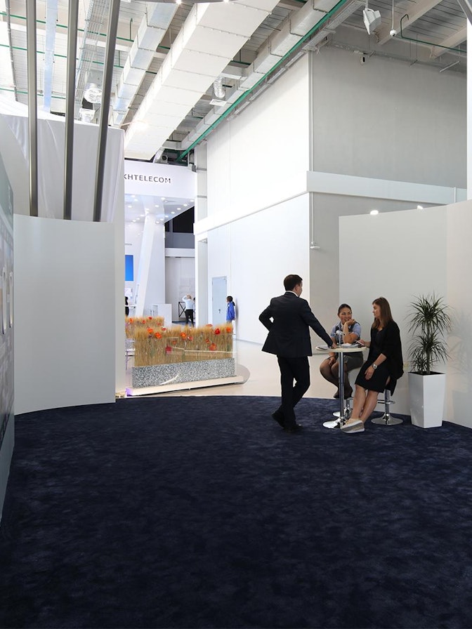 Imagen: Pabellón de Air Astana "Air Astana – A Global Carrier!" en la Expo Astana 2017 Imagen: Pabellón de Air Astana "Air Astana – A Global Carrier!" en la Expo Astana 2017