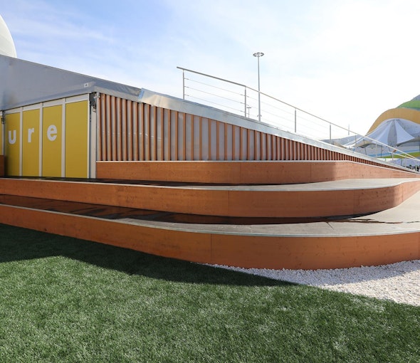 Picture: The Shell pavilion “Energy Lab. Discover a Cleaner Energy Future.” at Expo Astana 2017 Picture: The Shell pavilion “Energy Lab. Discover a Cleaner Energy Future.” at Expo Astana 2017