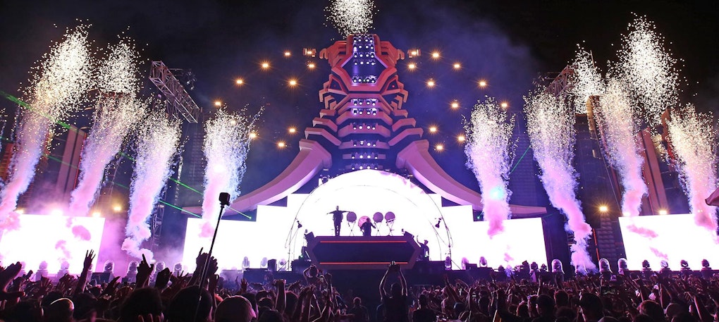 Picture: The Electric Zoo Festival was downright wild again this year: A gigantic, 21-meter high elephant head dominated the main stage. Picture: A gigantic, 21-meter high elephant head dominated the main stage of the Electric Zoo Festival 2017.