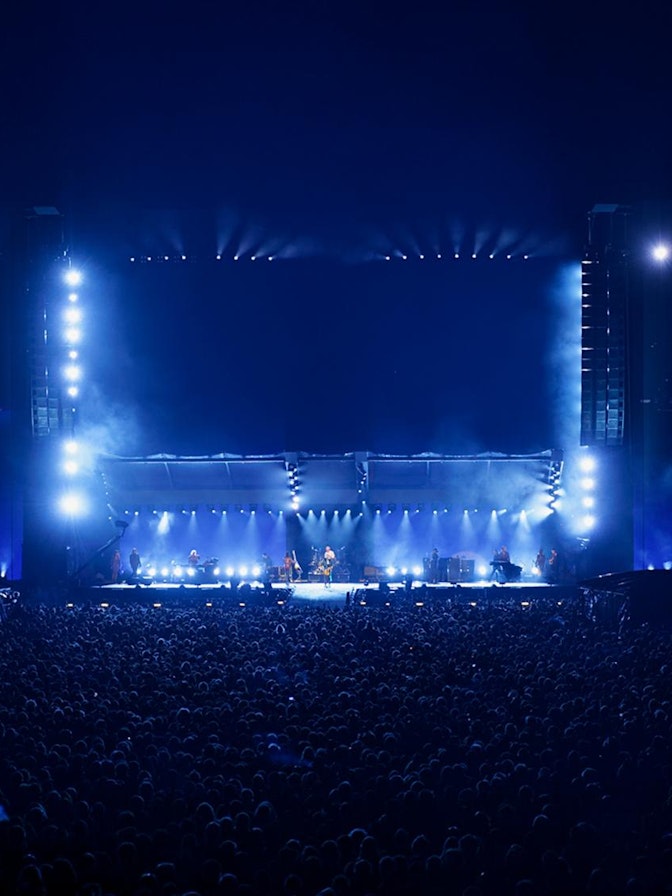 Picture: A total of 8,400 Stones fans celebrated on the grandstands constructed by NUSSLI in collaboration with EPS GmbH. Picture: A total of 8,400 Stones fans celebrated on the grandstands constructed by NUSSLI in collaboration with EPS GmbH