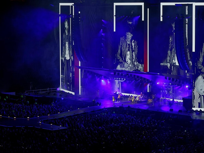 Picture: A total of 8,400 Stones fans celebrated on the grandstands constructed by NUSSLI in collaboration with EPS GmbH. Picture: A total of 8,400 Stones fans celebrated on the grandstands constructed by NUSSLI in collaboration with EPS GmbH