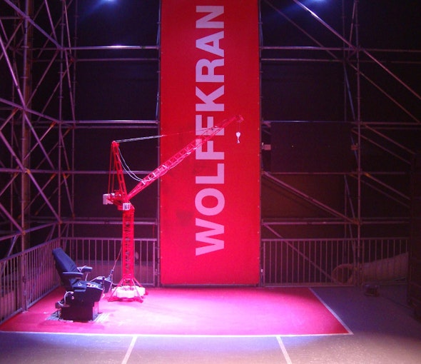 WOLFFKRAN encargó a NUSSLI la realización de un stand de 12,3 x 12,3 metros. WOLFFKRAN encargó a NUSSLI la realización de un stand de 12,3 x 12,3 metros.