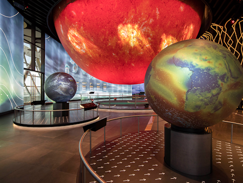 Themenpavillon Sphere "Museum of Future Energy"
