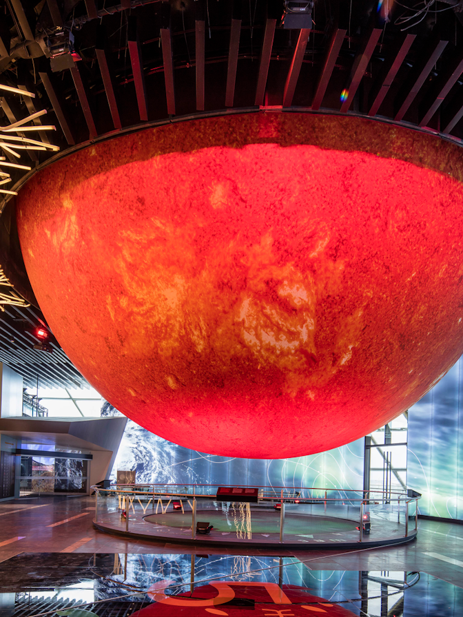 Themenpavillon Sphere "Museum of Future Energy"