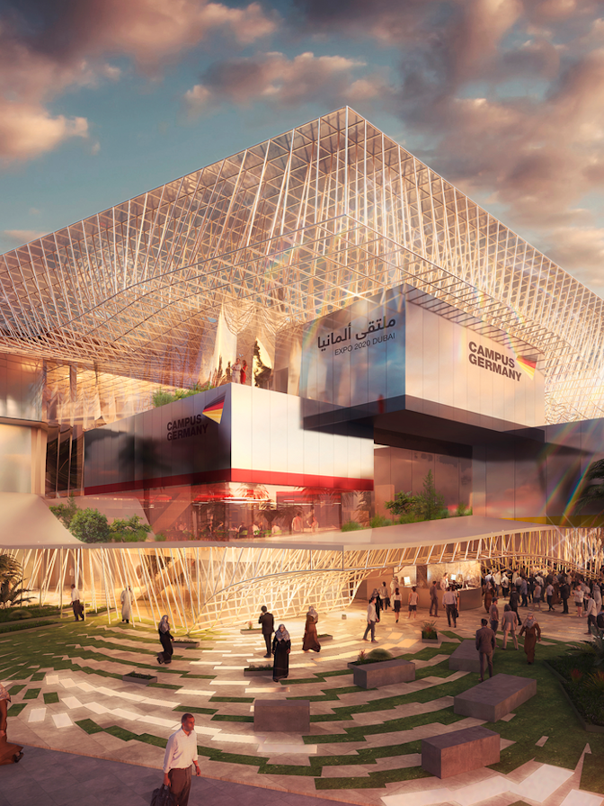 Visitors will become researchers in the German pavilion