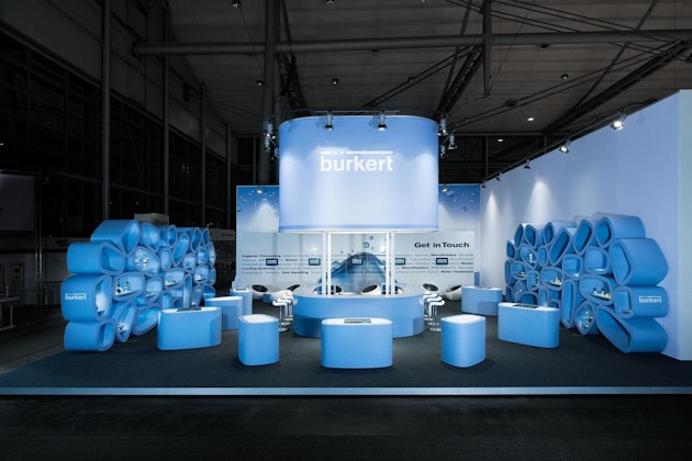 Messestand Bürkert