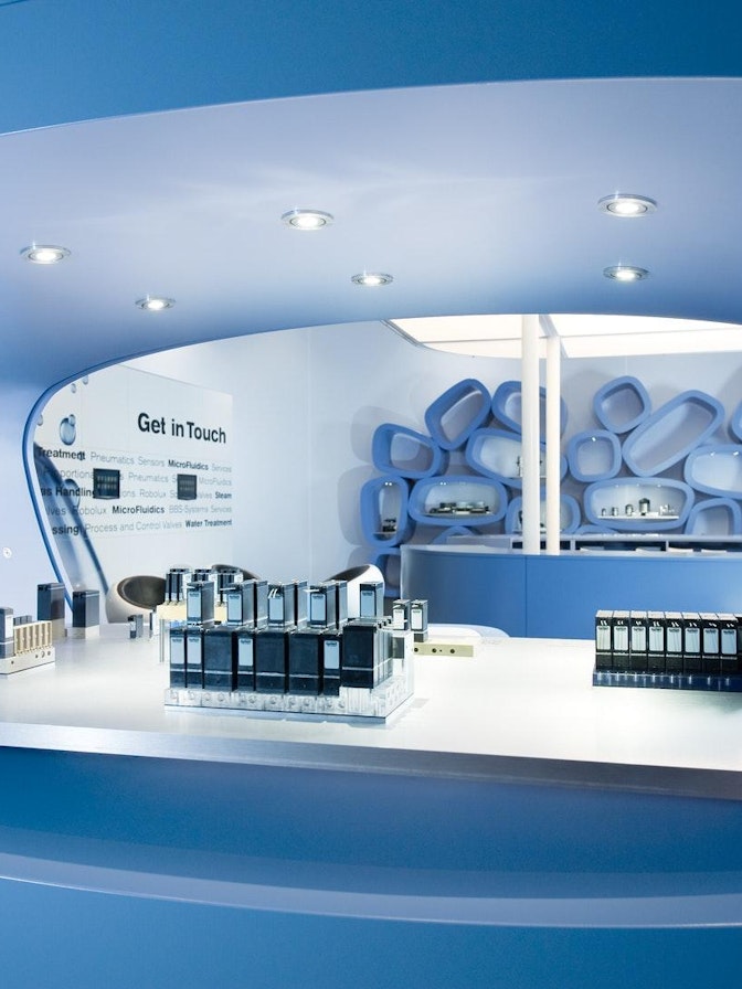 Messestand Bürkert