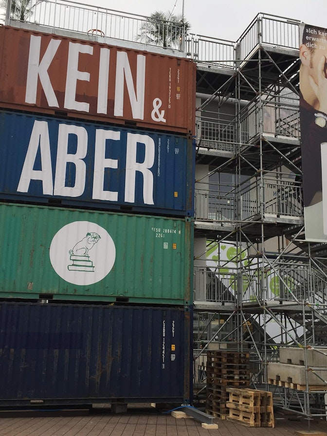 Stand de feria para Kein & Aber
