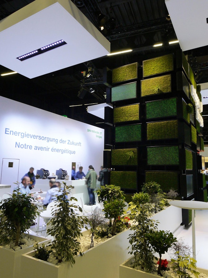 Stand de feria para Erdgas