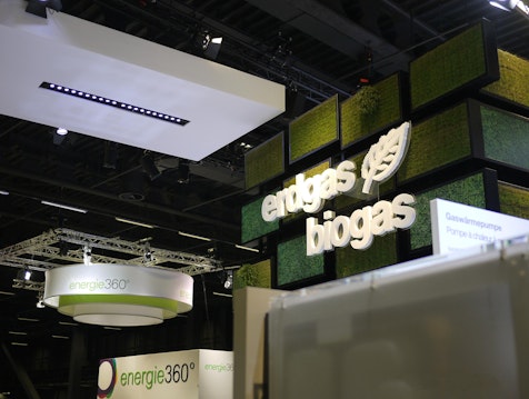 Stand de feria para Erdgas