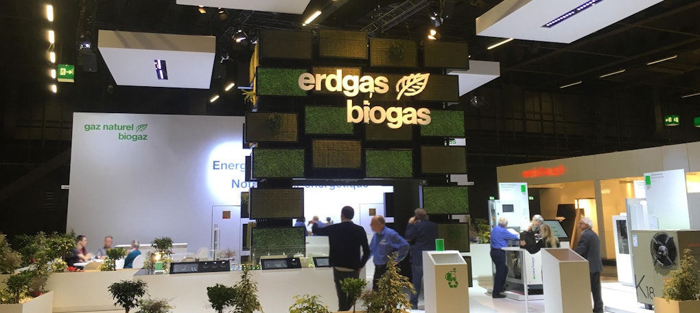 Stand de feria para Erdgas