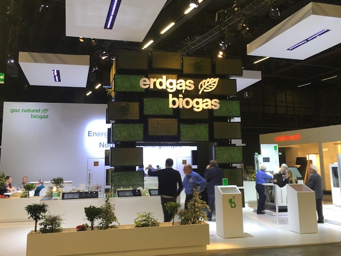 Stand de feria para Erdgas
