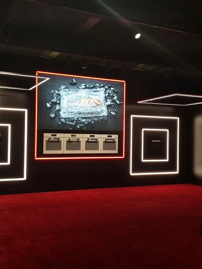 Stand de feria para Miele