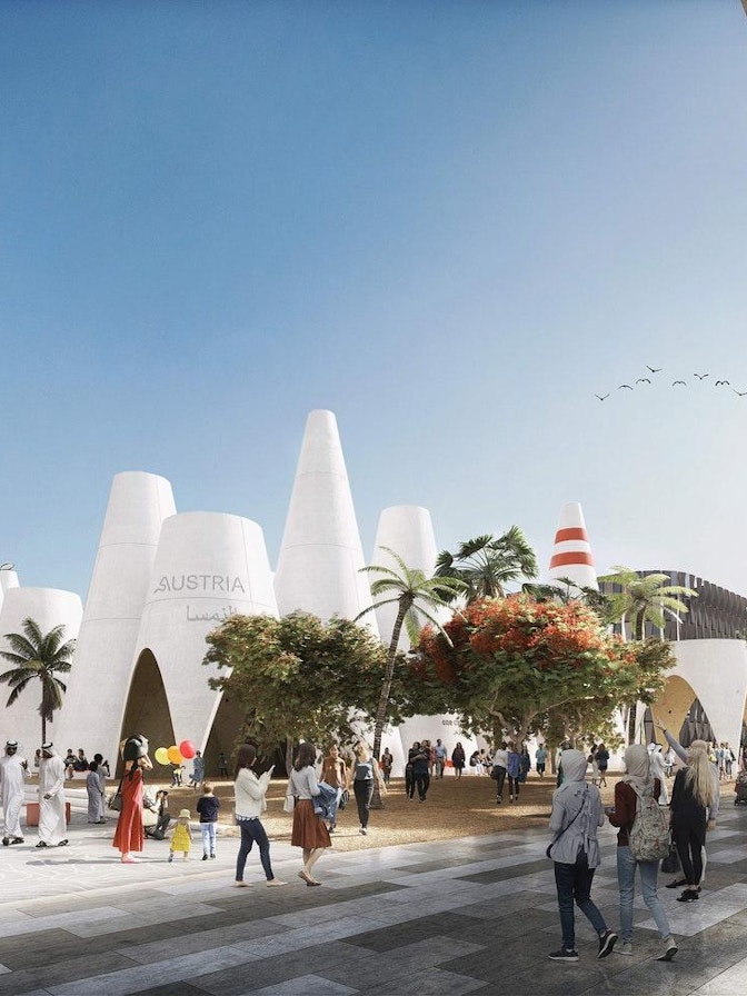Österreich-Pavillon bei der Expo 2020 Dubai