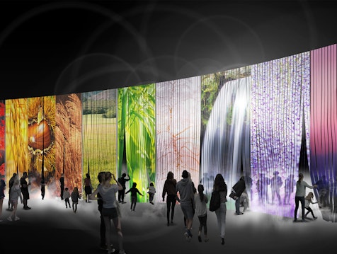 Das Konzept und das Design der Ausstellung entwickelte ein Konsortium der beiden japanischen Unternehmen Murayama Inc. und Tanseisha Co Ltd. Unter der Leitung des Konsortiums setzt NÜSSLI die Hauptausstellung sowie die dazugehörigen Audio-, Video- und Lichtinstallationen um. Unter der Leitung des Konsortiums setzt NÜSSLI die Hauptausstellung um.