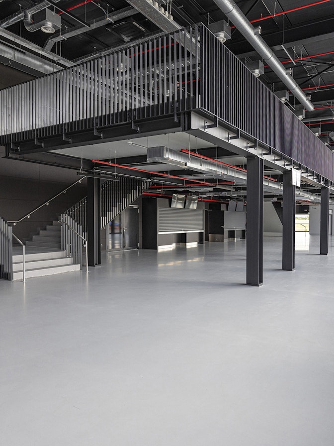 Pabellón multifuncional de deportes y eventos Kia Metropol Arena. Visualización del pabellón, vista exterior Visualización del pabellón, vista exterior