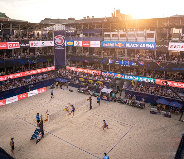 Beach Volleyball Europameisterschaften, Wien Copyright Martin Steinthaler