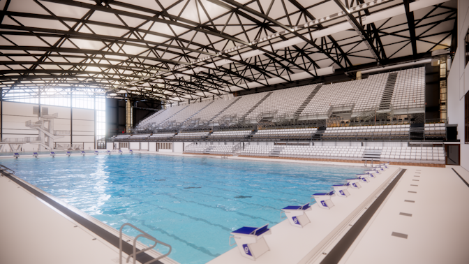 Design and build of temporary facilities (overlay) for the new Sandwell Aquatics Centre near Birmingham, UK