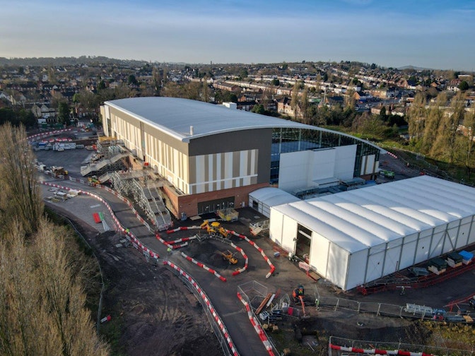 Design and build of temporary facilities (overlay) for the new Sandwell Aquatics Centre near Birmingham, UK