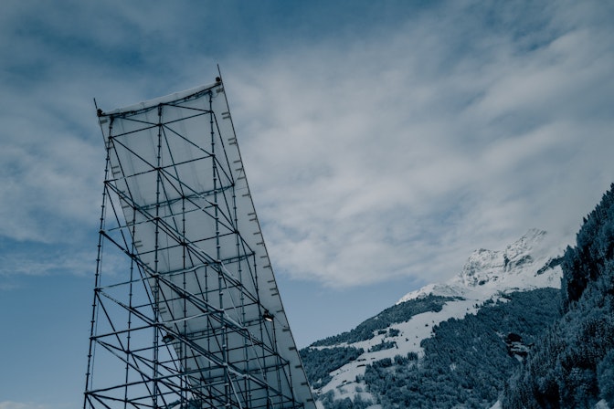 Die Bodenstation „The Ramp“ in Engelberg
