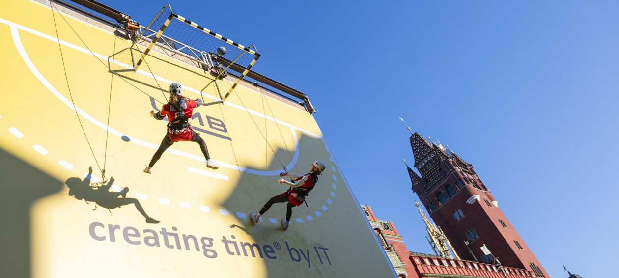 Advertising for the 2024 Women's European Handball Championship