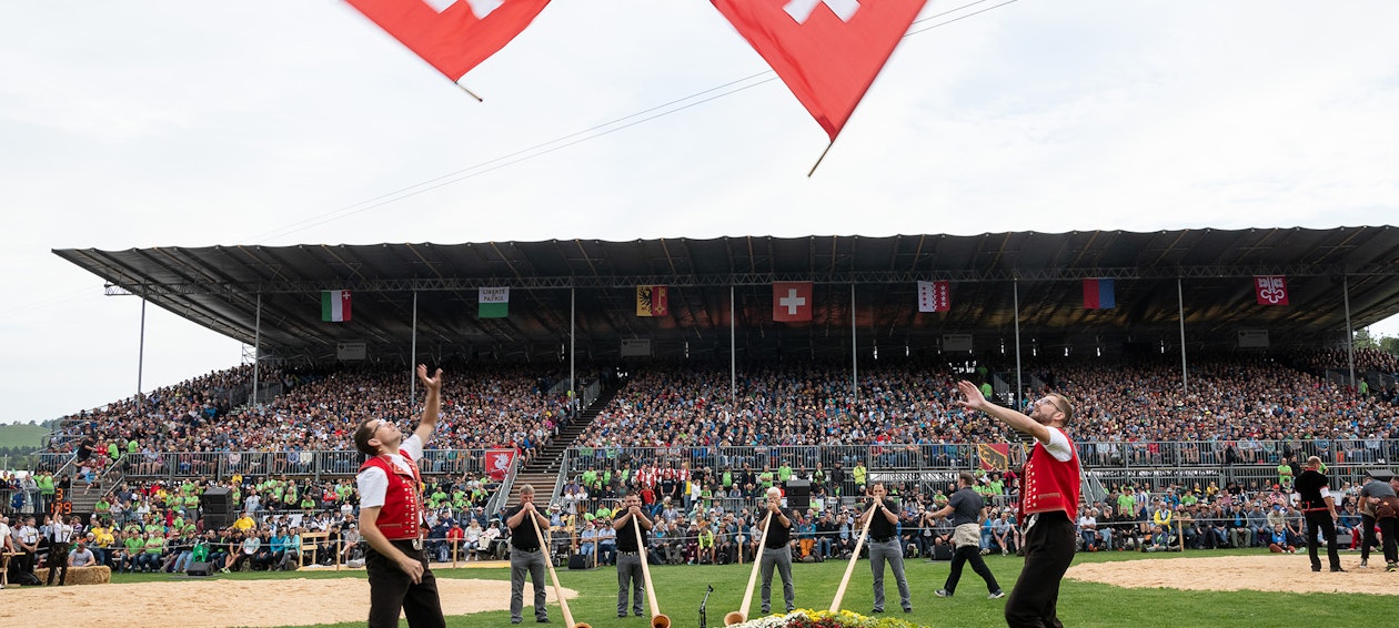 Festival de lucha del jubileo federal de Appenzell