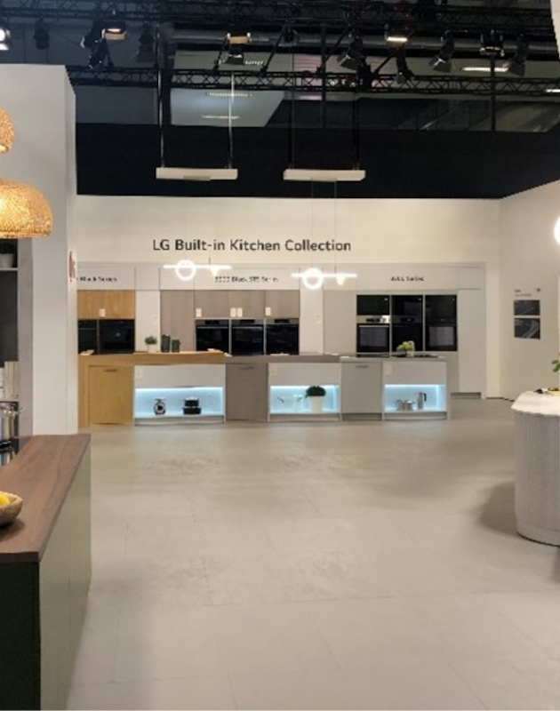 LG exhibition stand, EuroCucina 2024
