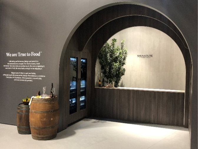 LG exhibition stand, EuroCucina 2024