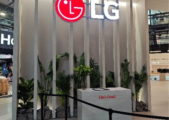 LG exhibition stand, EuroCucina 2024