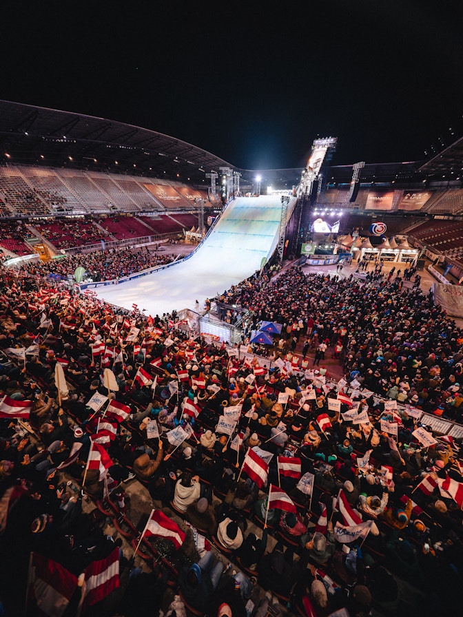 Temporäre Big-Air-Anlagen und Schanzen für Sportveranstaltungen Big-Air-Rampen und Strukturen für Events