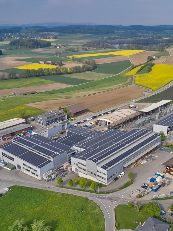Hauptsitz der NÜSSLI Gruppe Standort Nüssli (Schweiz) AG in Hüttwilen, Schweiz