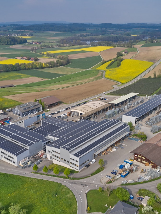 Hauptsitz der NÜSSLI Gruppe Standort Nüssli (Schweiz) AG in Hüttwilen, Schweiz