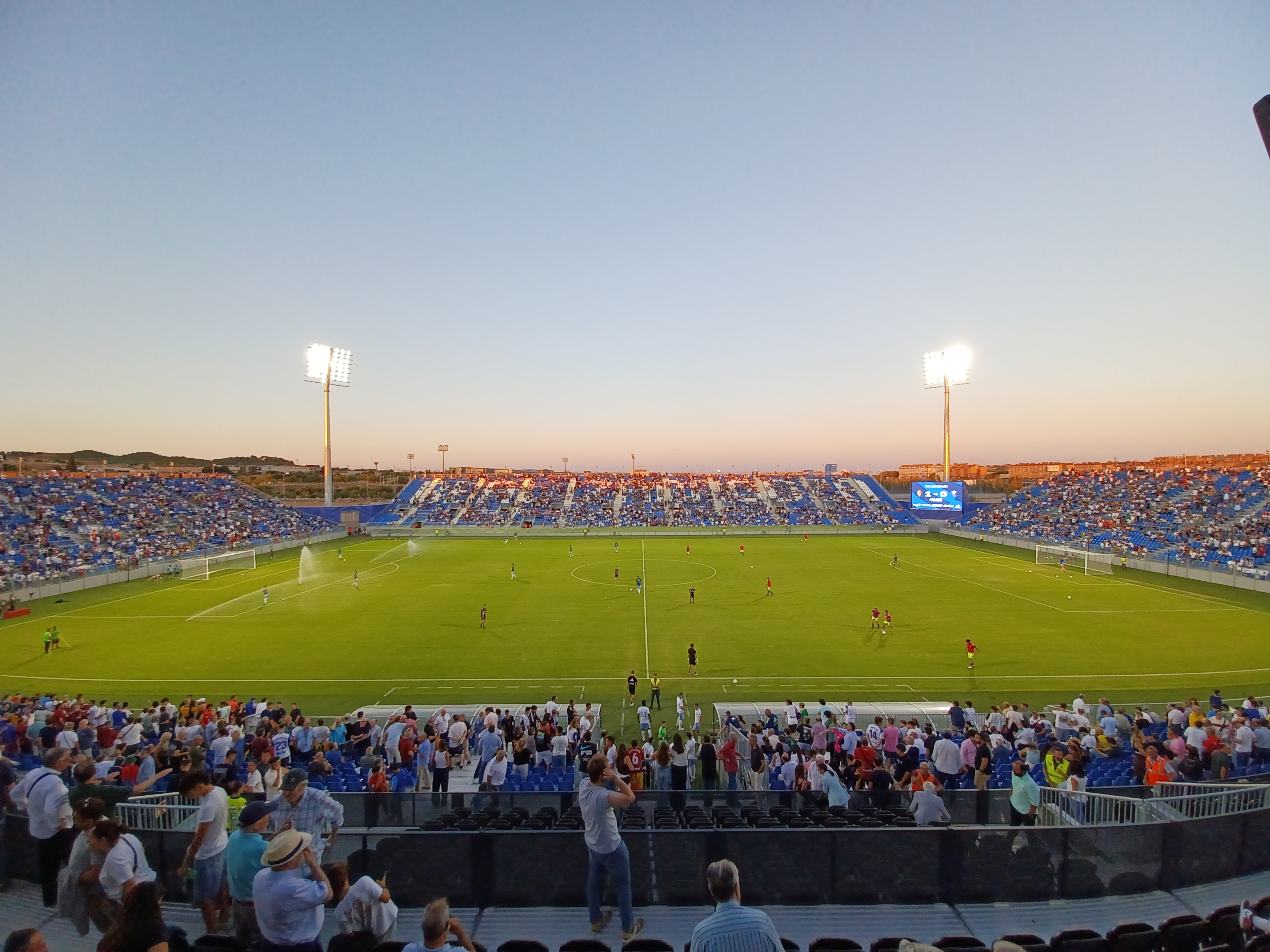 NUSSLI completed the new temporary stadium for the football club Real Zaragoza.