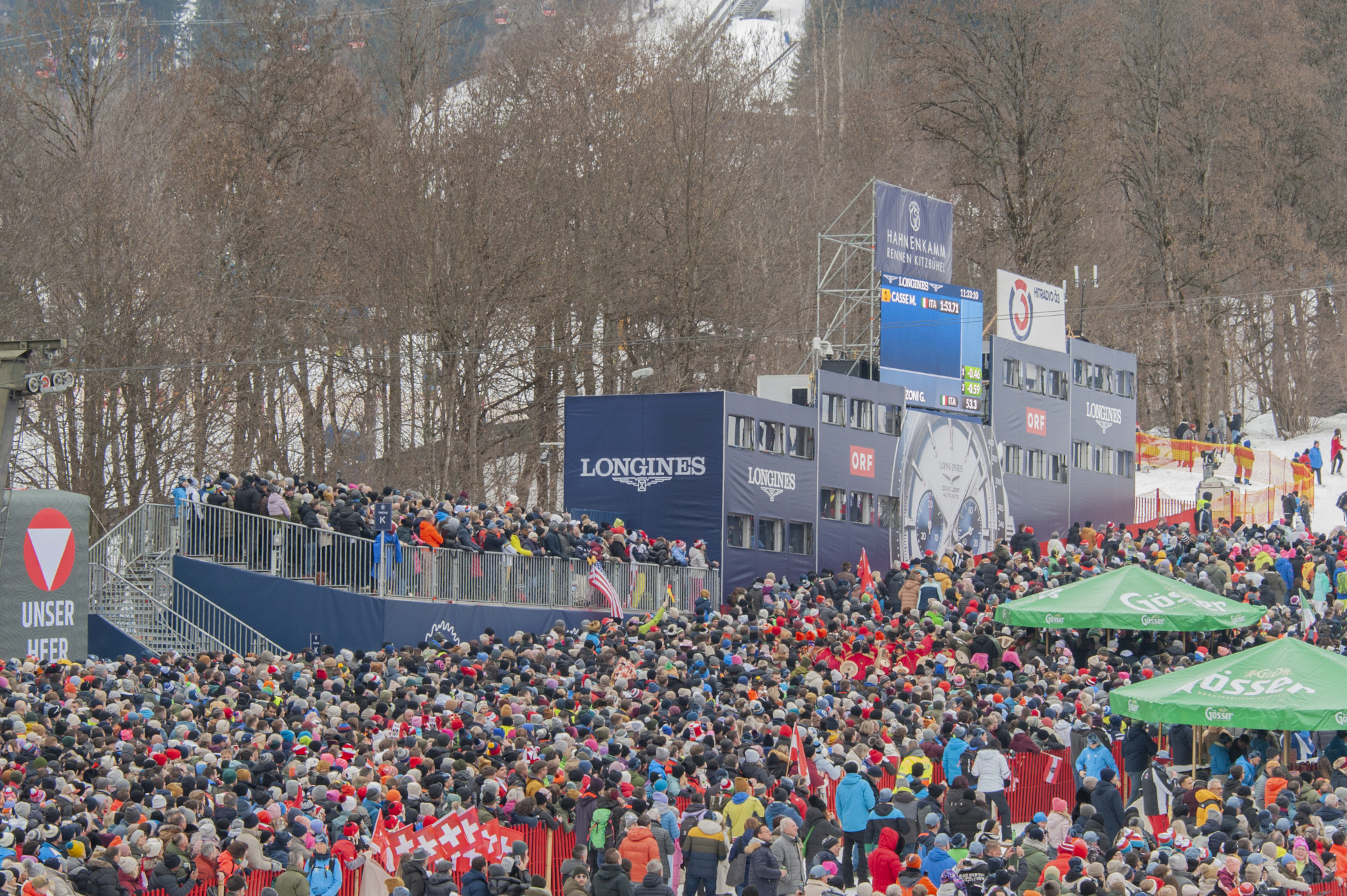 NÜSSLI liefert Tribünen und Eventstrukturen für Grossanlässe.