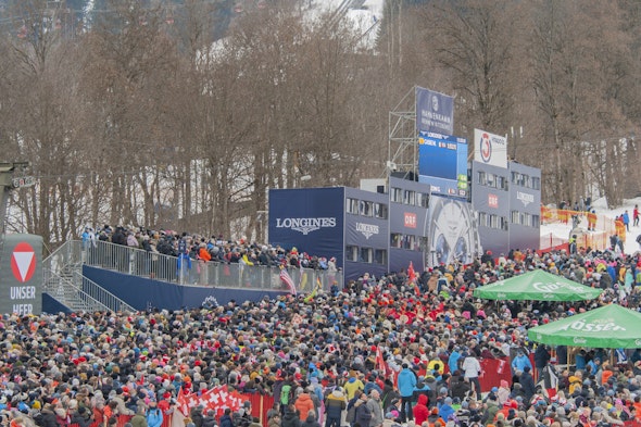 NUSSLI suministra gradas y estructuras para eventos de gran envergadura.
