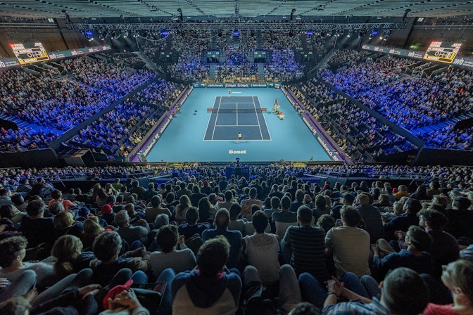 Infrastructures événementielles de NUSSLI pour le tennis international de haut niveau
