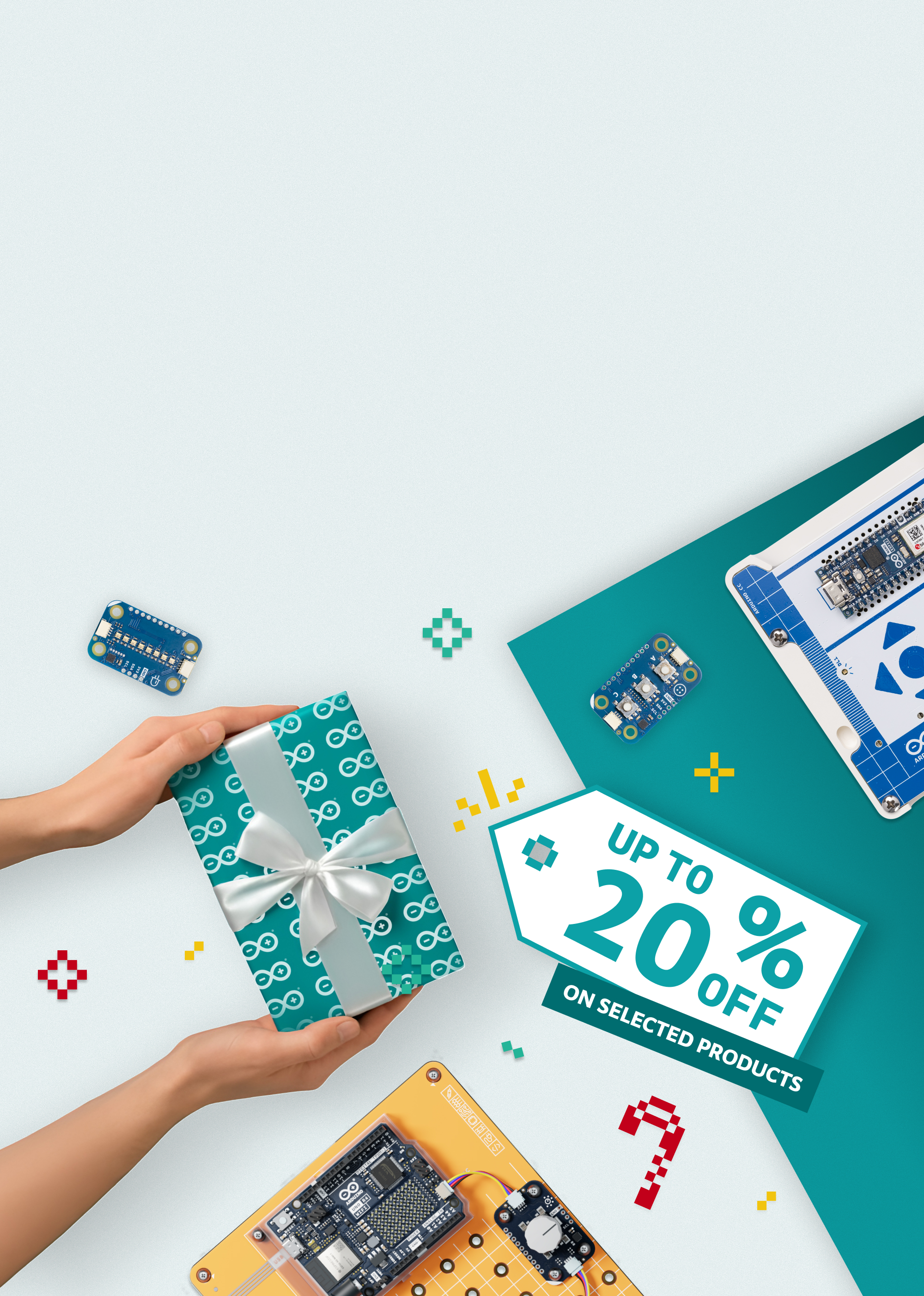 Gift Arduino, light up limitless potential and save up to 20% OFF